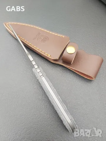 Нож с кожена кания BOKER TSMOV Baumwerk SOLINGEN, снимка 7 - Ножове - 49507558