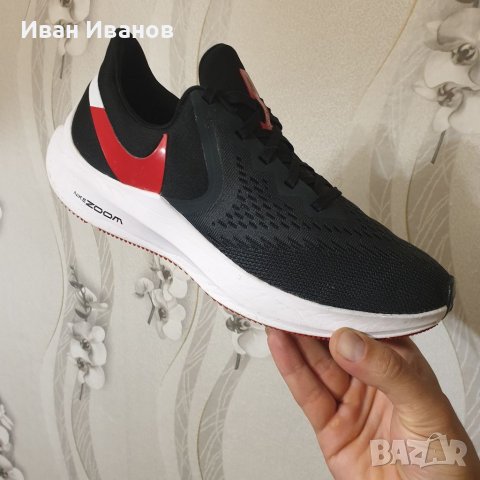 маратонки  Nike Zoom Winflo 6 University Red  номер 42,5-43, снимка 14 - Маратонки - 41388457