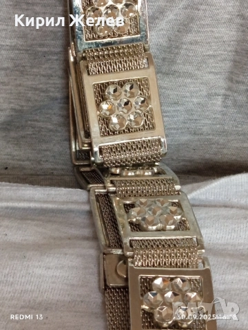 Фешън модел дамски колан с кристали много красив стилен дизайн 33423, снимка 3 - Колани - 51893160