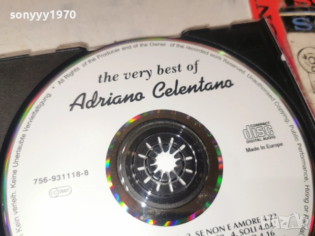 ADRIANO CELENTANO CD 0202261951, снимка 12 - CD дискове - 53328373