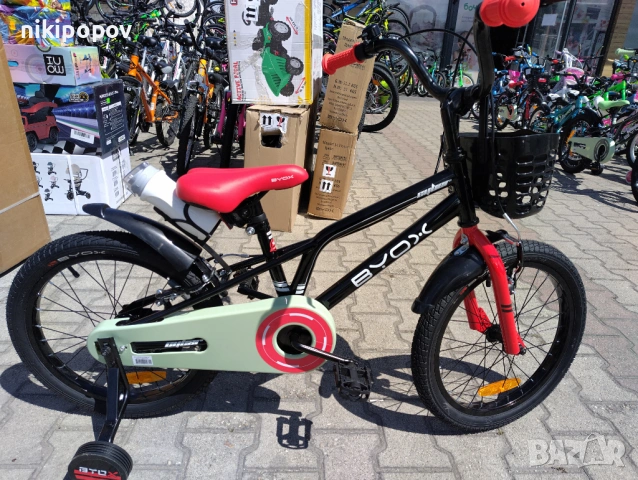 BYOX Велосипед 18" CYBER черен, снимка 11 - Велосипеди - 53772849