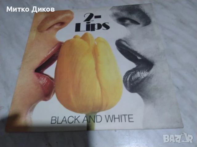 2-Lips Black and White голяма плоча