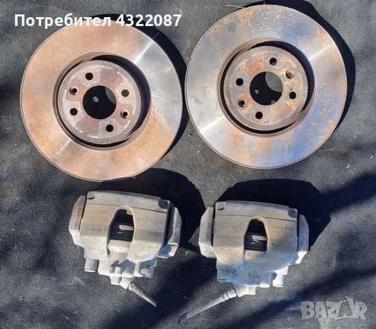 Спирачен апарат / диск /накладки Рено Гранд Сценик / Renault Grand Scenic II 1.9 dci 130к.с.