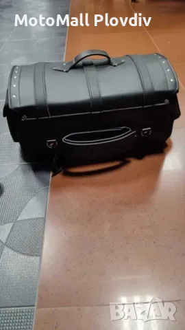 Нови кожен куфар дисаги за чопър рокер мотор мото багаж нови кожени, снимка 5 - Аксесоари и консумативи - 49204521