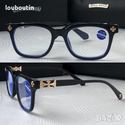 Chrome Hearts очила за четене диоптър +1 +1,5 +2 +2,5 +3 +3,5 +4, снимка 3 - Слънчеви и диоптрични очила - 52515721