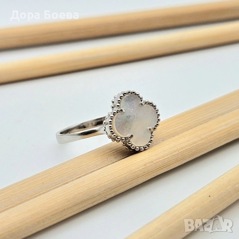Сребърен пръстен: "Марея", снимка 2 - Пръстени - 52355469