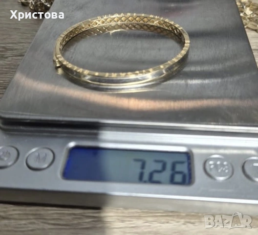 Златна гривна Bvlgari 14k.,7,26 грама