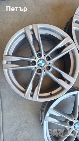 ОРИГИНАЛНИ АЛУМИНИЕВИ ДЖАНТИ ЗА БМВ DOUBLE SPOKE STYLE 373- 5-6 -А СЕРИА 5Х120Х72.6-20 цола, снимка 3 - Гуми и джанти - 56128972