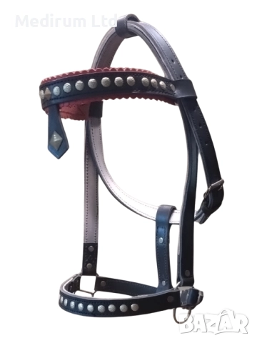 Оглавник, кантарма, юздечка, гем за кон естествена кожа , снимка 6 - Коне - 52515365