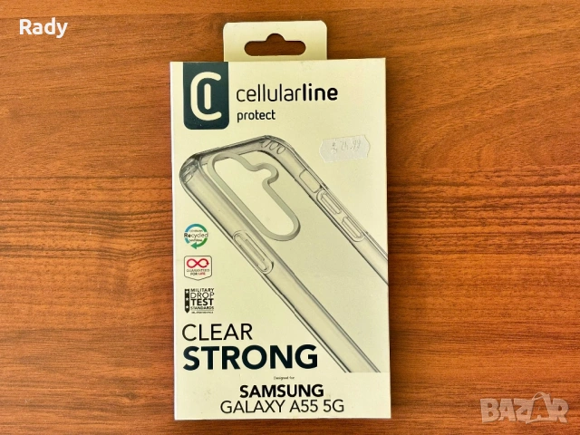 Калъфче за Samsung A55, прозрачно - Ново