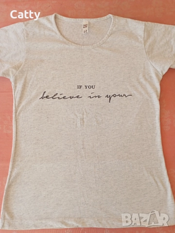 Сладки дамски летни блузи -2 броя за 1 лв , снимка 5 - Тениски - 51788176