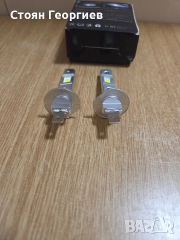 2 броя LED крушки за фарове H1.  , снимка 2 - Аксесоари и консумативи - 53206356