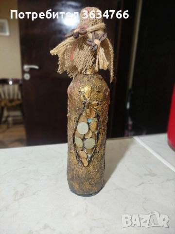 декоративно ,ръчно рисувано шише, снимка 2 - Декорация за дома - 50847705