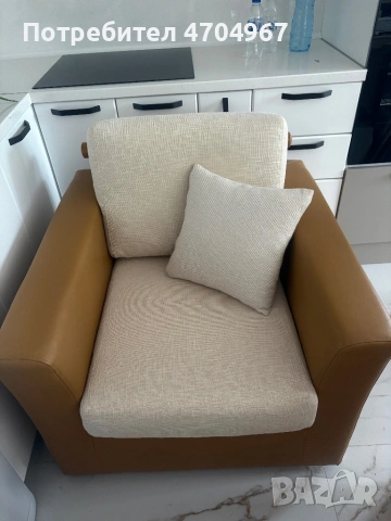 Диван и кресло, снимка 6 - Дивани и мека мебел - 53496613