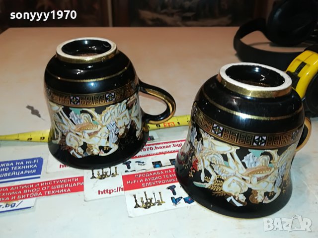 24k gold-2бр чаши за колекция 0606230640М, снимка 2 - Колекции - 40992697