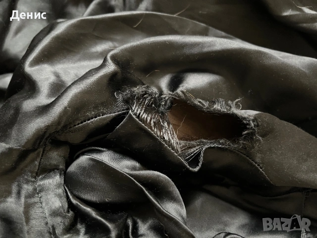 Дълго дамско палто от естествен косъм (нутрия) – L/XL, с подвижна част, ретро модел, снимка 11 - Палта, манта - 53295608