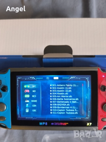 MP5 X7 RETRO HANDHELD CONSOLE , снимка 11 - Други игри и конзоли - 52890829