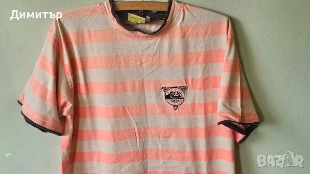 Оригинална тениска Quiksilver 80s t-shirt surf snowboard skate skateboard Large , снимка 3 - Тениски - 53492178
