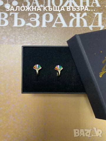 Златни Обеци - 14 Карата, снимка 2 - Обеци - 52723584