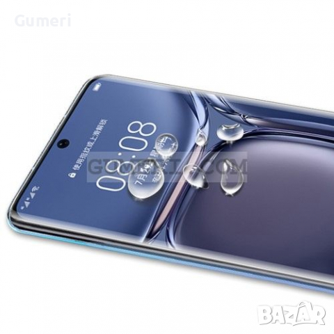Huawei P50 Pro Стъклен Протектор за Целия Екран - Full Glue, снимка 11 - Фолия, протектори - 36235822