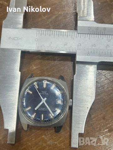 Рядък мъжки механичен часовник Glycine, снимка 6 - Мъжки - 51984290