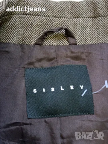 Мъжко палто Sisley размер 50, снимка 5 - Палта - 47769282