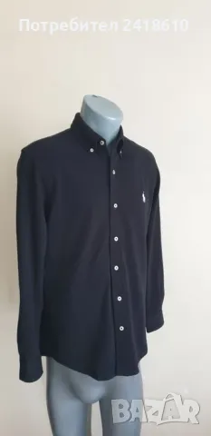 POLO Ralph Lauren FeatherWeight Mesh Pique Cotton Mens Size S НОВО!ОРИГИНАЛ! Мъжка Риза!, снимка 4 - Ризи - 47334971