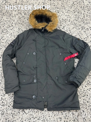 Мъжка парка ALPHA INDUSTRIES. Размер XL, снимка 5 - Якета - 53277663