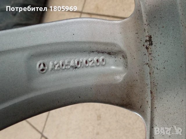 4бр. ал. джанти Mercedes C (оригинални) 5x112 , 7x 17 , ET48,5, снимка 7 - Гуми и джанти - 50615309