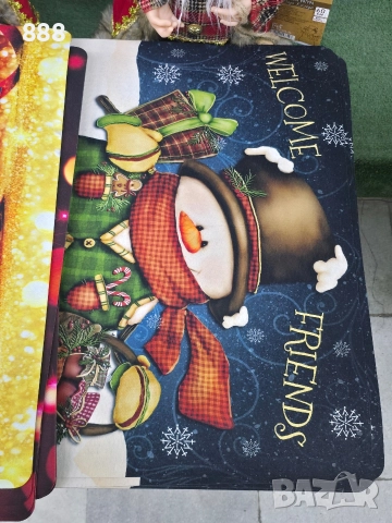 коледни изтривалки 40х60 см, снимка 7 - Изтривалки - 52613961