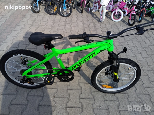 PASSATI Алуминиев велосипед 20" ALUMINIUM зелен, снимка 3 - Велосипеди - 53838784