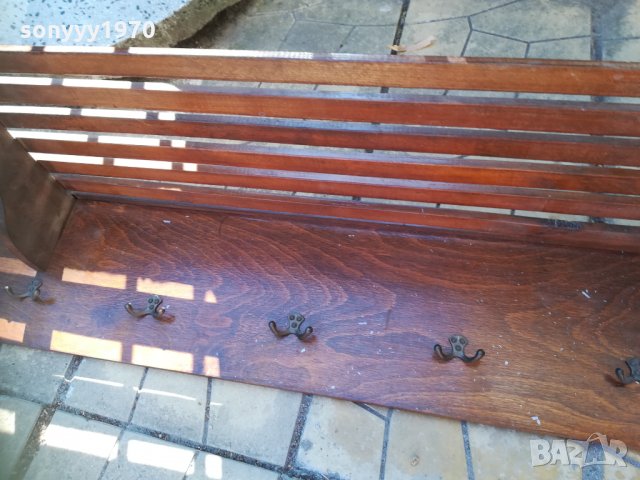 стара дървена закачалка 124х28х24см 0109210926, снимка 13 - Антикварни и старинни предмети - 33987566