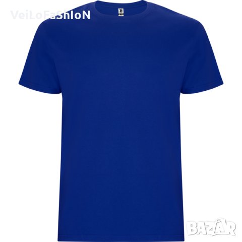 Нова мъжка тениска в син цвят