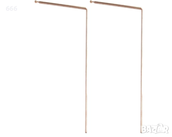  2броя Медни багети за търсене на злато метали и подземна вода високоефективни, снимка 7 - Други - 52941394