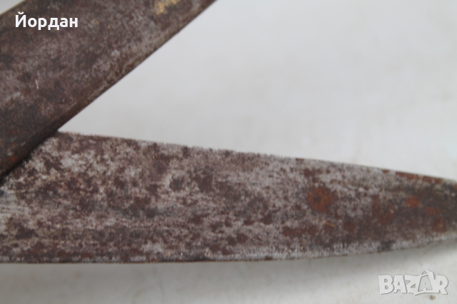Стара кована ножица майстор ''А.И" , снимка 9 - Антикварни и старинни предмети - 44716298