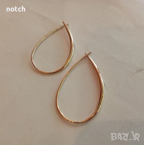 Златни обеци, снимка 4 - Обеци - 51147368