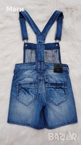Дънков гащеризон H&M 9-10 години , снимка 2 - Детски панталони и дънки - 40890995