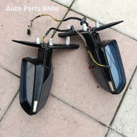 Странични огледала BMW E60 E61 Ел.огледала с подсветка BMW E60 E61 Огледало, снимка 5 - Части - 48893601