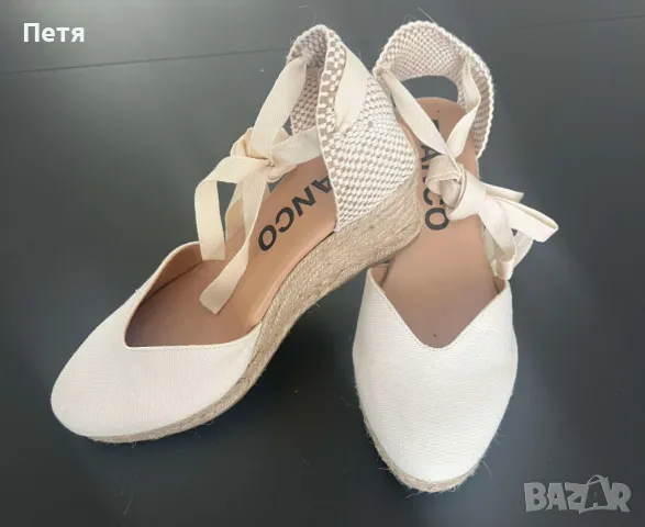 Еспадрили с връзки на платформа