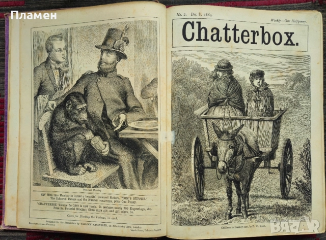 Chatterbox. Numbers 1-52 /1870/, снимка 5 - Антикварни и старинни предмети - 52320299