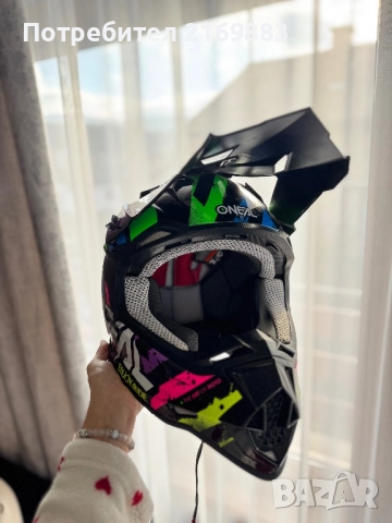 Мотокрос каска O’NEAL, снимка 3 - Спортна екипировка - 52031116