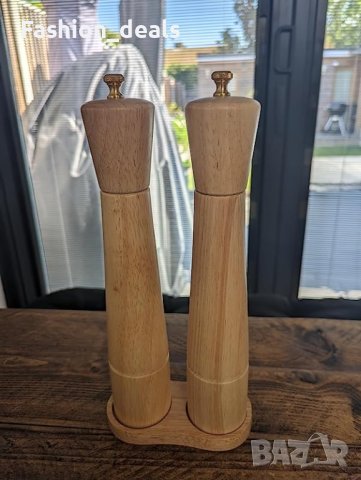 Нов Комплект мелница за сол и пипер с поднос/Неръждаема стомана , снимка 10 - Други стоки за дома - 41573565