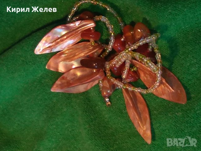 СКЪПОЦЕННА АРТ ОГЪРЛИЦА КАРНЕОЛ и КРАЛСКИ СЕДЕФ и МЪНИСТА РЪЧНА ХУДОЖЕСТВЕНА ИЗРАБОТКА 27087