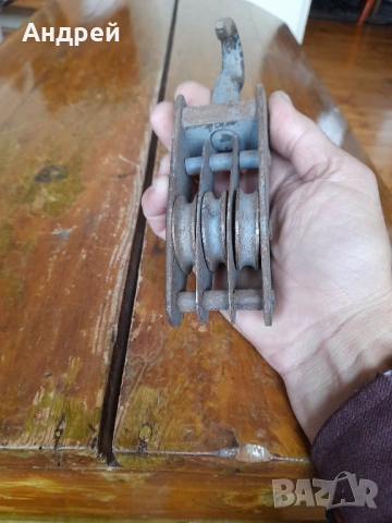 Стара макара,Полиспаст #2, снимка 3 - Други ценни предмети - 53088351