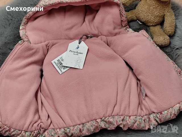 Нова бебешка грейка от Англия за момиченце 3-6 месеца и ръст 62см - 68см, снимка 2 - Бебешки якета и елеци - 52821246