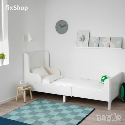 BUSUNGE Разтегателно Легло – Бял – Отлично Състояние!, снимка 6 - Спални и легла - 53750358