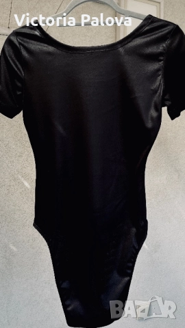 Черна блуза-боди, снимка 7 - Корсети, бюстиета, топове - 51640191