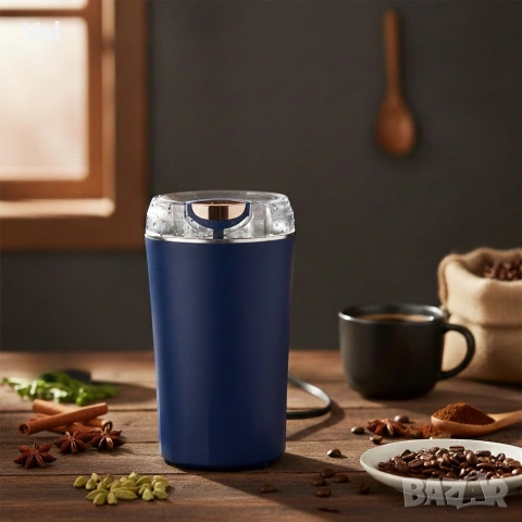 Мултифункционална електрическа мелница – за кафе, подправки, семена и билки, снимка 4 - Други - 53301383