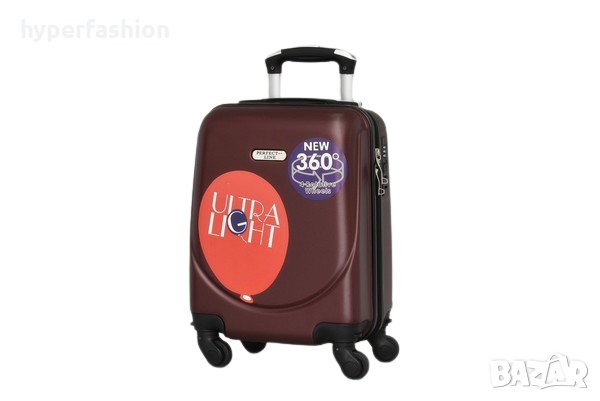 Твърд куфар за кабинен бафаж 40Х30Х20 СМ. КОД: 1217-16 в няколко цвята, снимка 11 - Куфари - 44191941