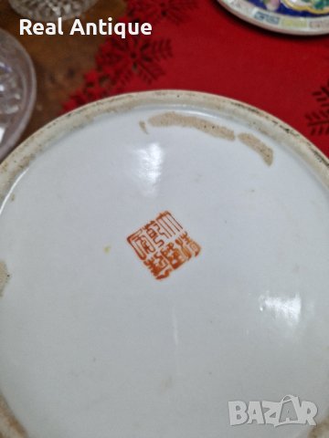 Уникална рядка антикварна колекционерска китайска купа , снимка 9 - Антикварни и старинни предмети - 42210962